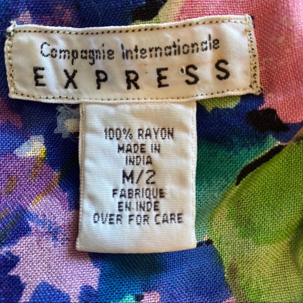 SoLd Vintage Express Floral Dress - Picture 4 of 4